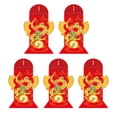 thumbnail image 6 of HILABEE 5 Pieces Chinese Lunar New Year Red Envelopes Hong Bao Cash Envelopes Hongbao Red Packet Bag for Birthday Gift Party Supplies C, 6 of 8