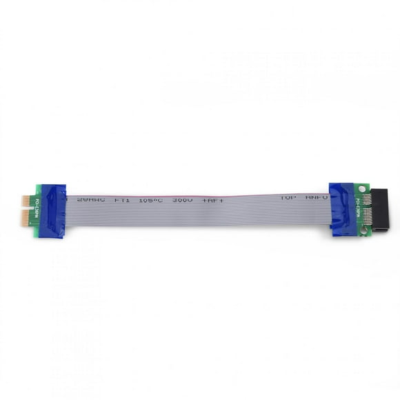 PCI Express Ribbon CablePCI-E Professional 1X to PC E Extension Cable Flat Ribbon Cable Striking Appearance