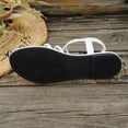 thumbnail image 5 of DIVVce Crisscross Strap Elastic Ankle Sandals For Women Open Toe Comfortable Casual Summer Footwear, 5 of 8