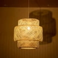thumbnail image 6 of Arturesthome Bamboo Pendant Light Handmade Weave Lampshade, 6 of 14