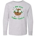 thumbnail image 3 of Inktastic I Am One Smart Cookie Long Sleeve Youth T-Shirt, 3 of 5