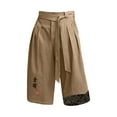 thumbnail image 4 of XQYLOS Childrens Japanese Traditional Asian Clothes Pants Casual Loose Style Linen Shorts Comfortable Lightweight Breathable Outfit, 4 of 4