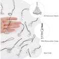 thumbnail image 4 of Fairy Tales Style Cell Phone Straps with Alloy Pandant and Nylon Cord Loop Star/Gesture/Cloud/Kite Antique Silver 7.7~8.7cm 30pcs/set 1 set/box, 4 of 9