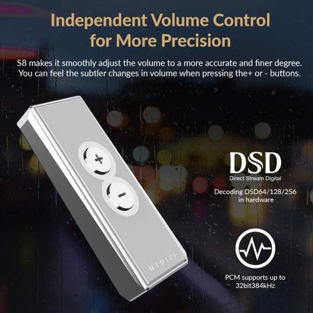 Hidizs S8 Usb Dac Amp 384khz 32bit Usb C Portable Hifi Audio Decoding Amplifier For Iphone Ipod Android Computer Walmart Canada