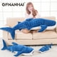 thumbnail image 4 of 1pc 56cm cartoon simulation blue shark plush toy stuffed soft creative animal whale dolls cushion for children birthday gif, 4 of 4