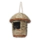 thumbnail image 1 of Casa para pájaros colgante de hierba, jaulas para pájaros, refugio, nido para pájaros, nido tejido a mano 12cmx15cm, 1 of 9