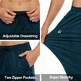 thumbnail image 3 of Men's Running Pants Lightweight Joggers Athletic Pants with Zipper Pockets Dark Blue M, 3 of 6