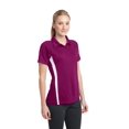 thumbnail image 4 of LST685 Sport-Tek Women Sport Shirt PosiCharge Micro-Mesh Colorblock Polo, 4 of 6