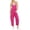Hot Pink-1, variant on Solid Color Casual Pocket Strap Jumpsuit Pantsuits With Pantsuits Turtle Neck Body Suites Womens plus Jumpsuit for Women plus Size