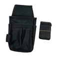 thumbnail image 3 of Bolsa organizadora para guardar herramientas en el cinturón de cintura. Bolsa para herramientas de jardín. Negro, 3 of 9