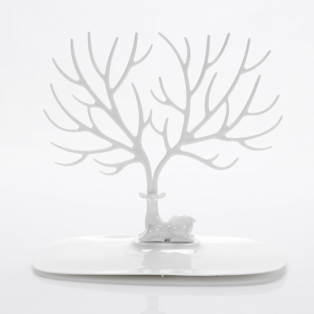 Details about   Deer Tree Jewelry Display Stand Organizer Necklace Earring Holder Rings Rack 
