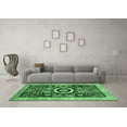 thumbnail image 3 of Ahgly Company Indoor Rectangle Abstract Emerald Green Modern Area Rugs, 7' x 9', 3 of 4