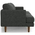 thumbnail image 3 of Livingston 90 inch Wide Mid-Century Modern Sofa in Charcoal Grey Woven-Blend Fabric, 3 of 9