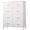 White, variant on GALAXHERO 8 Drawer Fabric Dresser for Bedroom, Storage Bins Chest of Drawer for Closet, Living Room, Hallway, Charcoal Black Wood Grain Print