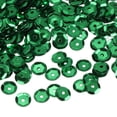 thumbnail image 4 of Lentejuelas Sueltas con Reverso Plateado 2400 Piezas Lentejuelas en Forma de Copa para Manualidades, Costura Y Fabricación de Joyas, Color Verde Oscuro, 4 of 5