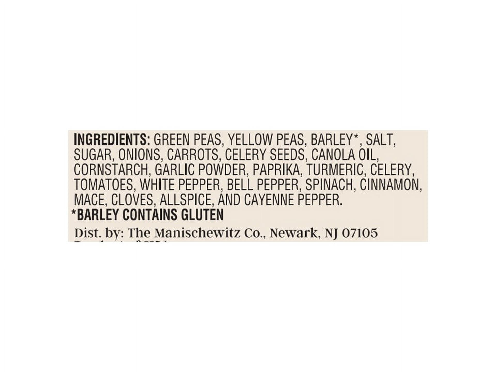 (3 pack) Manischewitz Split Pea Barley Soup Mix, 6 oz