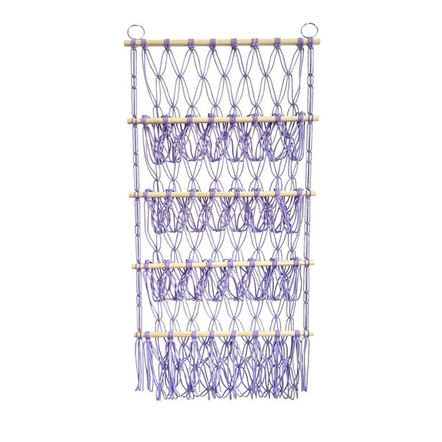 Stuffed Animal Storage Hammock Stuffed Animal Net With Hanging Ring Storage Hanging Toy Organizer Hammock Handmade Toy Organizer For Children's Room Nursery