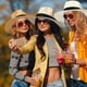 thumbnail image 5 of Sombrero de paja Sureio para sol de verano y playa, 24 unidades, 5 of 7