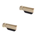 thumbnail image 1 of Speravity Catcher Organizer Car Side Slit Bag ABS Automóvil Slit Holder Auto Side Almacenamiento ajustable beige 2piezas Speravity CBP170861, 1 of 6