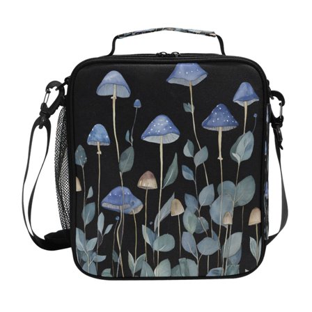ALAZA Mushroom Lunch Box Insulated Lunch Bag Reusable Thermal Cooler Tote School Picnic
