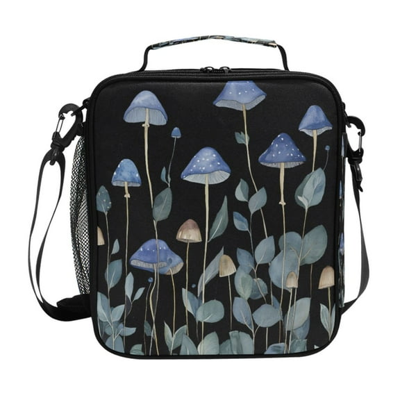 ALAZA Mushroom Lunch Box Insulated Lunch Bag Reusable Thermal Cooler Tote School Picnic