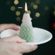thumbnail image 4 of Fiudx Juego de Velas para Árbol de Navidad, Diseño Aromático Tallado a Mano, Aroma a Té Blanco, Decoración Navideña para El Hogar, Ambiente Cálido y Festivo, Regalo Perfecto de Navidad, Tamaño 5 X 5, 4 of 5