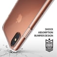 thumbnail image 3 of Ringke Fusion Case Compatible with iPhone X, Transparent PC Back TPU Bumper Drop Protection Phone Cover - Clear, 3 of 8