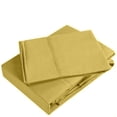 thumbnail image 2 of Splendid Collections Bed Sheet Set - 4 Piece Full Solid Gold Sheets - Super Soft Microfiber 1800 Bedding - Fits Mattress up to 15 Inches - Easy Fit and Wrinkle, Fade, Stain Resistant, 2 of 4