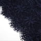 thumbnail image 4 of Tissu en polyester et soie, 14,5 cm, broderie, dentelle, bricolage, décoration, bleu marine, 4 of 4