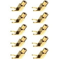 thumbnail image 3 of Right Angle Spade Fork & Binding Post - 4mm Banana Plug Socket - Spade Fork Connector for Speaker & Power & Amp(20 Pack),20 x Spade Adapter Plugs,gold, 3 of 8