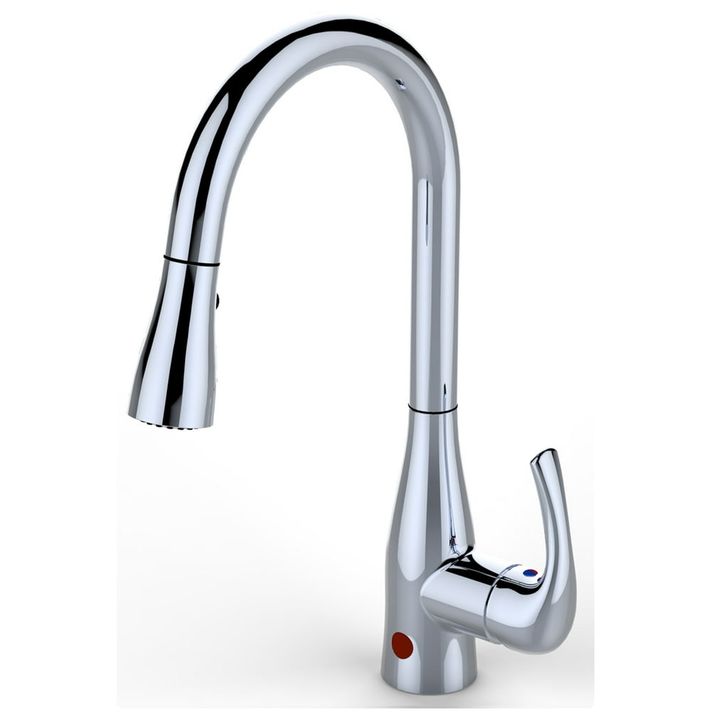 FLOW Motion Sensor Kitchen Faucet | Original Touchless Design | Chrome