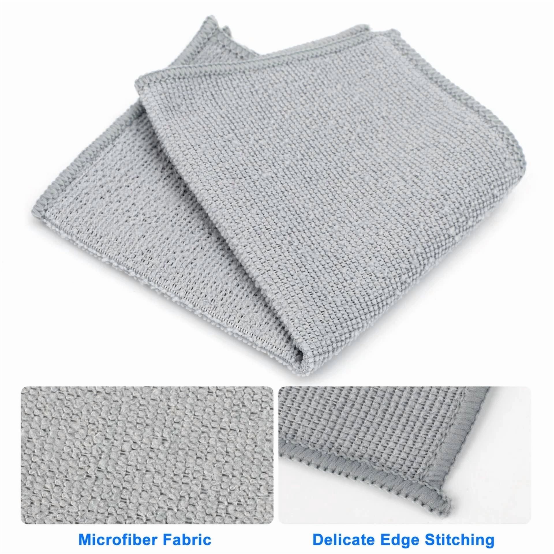 KLYNE - 24Pcs Microfiber Cleaning Cloths No-Scratch Rag Car Polishing & Detailing Towel