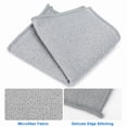 thumbnail image 4 of KLYNE - 24Pcs Microfiber Cleaning Cloth 9.8"X9.8" Car Towel Rags Reusable Washable Grey, 4 of 6