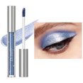 thumbnail image 1 of Sombra de ojos con purpurina líquida Sombra de ojos brillante Brillo de maquillaje Larga duración Secado rápido (azul claro), 1 of 4