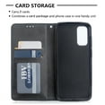 thumbnail image 6 of Allytech Wallet Case for Samsung Galaxy S20 Ultra 6.9" 2020 Released, PU Leather Full Protective Folio Flip Stand Cards Slots Cash Pocket Lightweight Support Wireless Charging,Black, 6 of 6