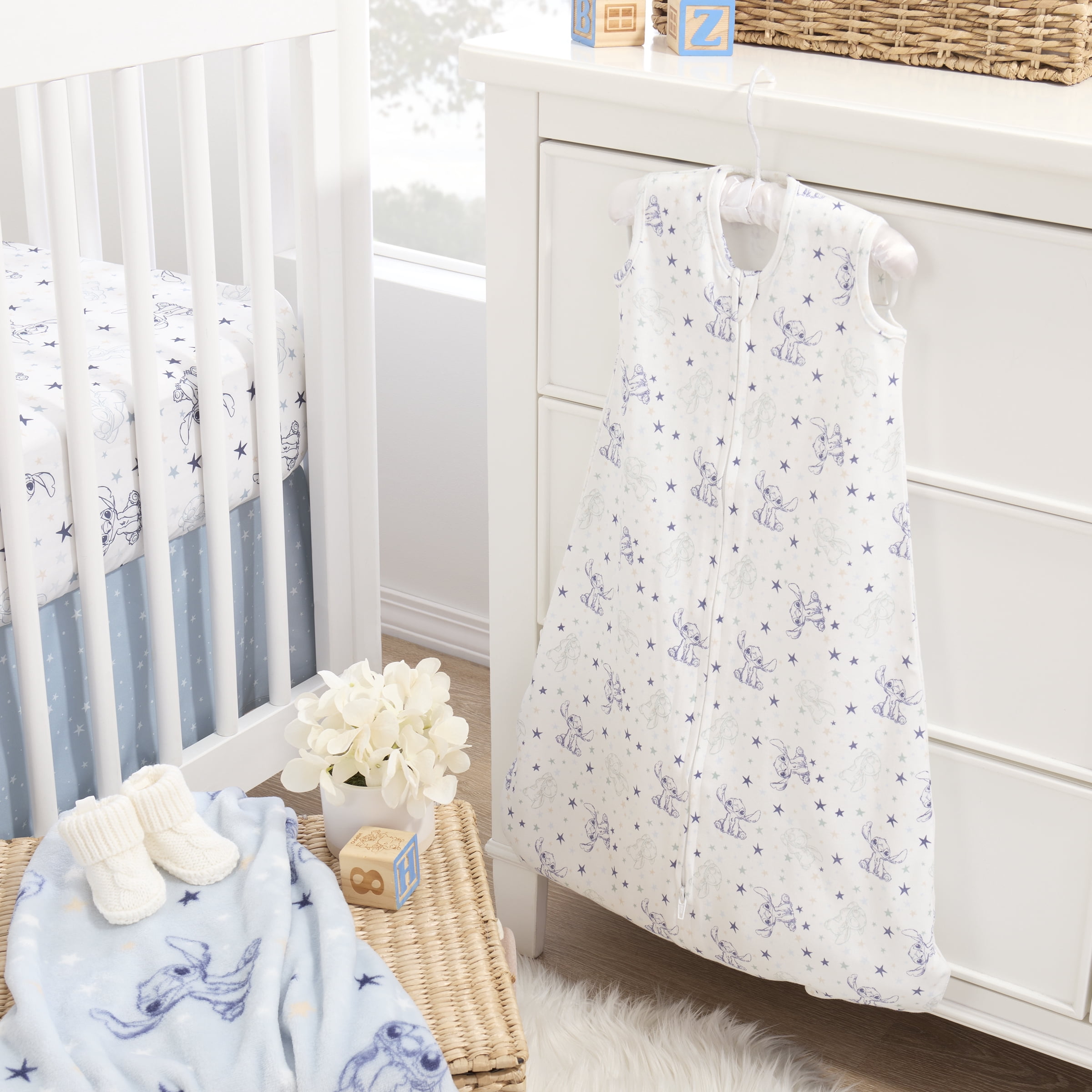 Stitch Wearable Baby Blanket, Infant Boy, Blue