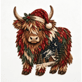 thumbnail image 2 of 1 PCS Christmas Woodland Wildlife DIY Patchwork Kit, 2026 New Beginner Friendly Layered Fabric Craft Set, Complete Pre-Cut Supplies,Christmas Home Decor, Unique Holiday Gift(Highland Cow), 2 of 6
