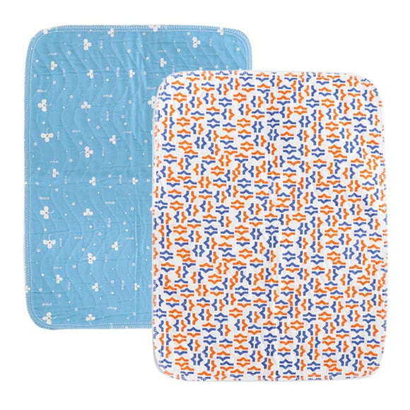 2 Piezas Reutilizables Y Lavables para Incontinencia Macarena Almohadillas de Cama Protector de Colchón Impermeable