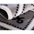 thumbnail image 5 of Unique Loom Metro Collection Modern Nautical Coastal Geometric Anchors Area Rug, for Kids, 5 x 8 ft, Light Gray/Ivory, 5 of 5