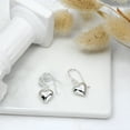 thumbnail image 2 of Gleaming Heart Full of Love Sterling Silver .925 Dangle Earrings, 2 of 6