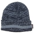 thumbnail image 3 of Best Winter Hats 40 Gram Thinsulate Insulated Cuffed Winter Hat (One Size) - Black/Light Gray W/Gray Stripe, 3 of 3