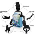 thumbnail image 5 of HELLHERO Flowers Dragonfly Women Crossbody Bag 2 Layers Polyester Women 4.33"x1.97"x7.09" for Outdoor Travel, 5 of 7