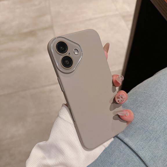 Morandi Series Case for Apple iPhone 16 Plus, iPhone 16 Plus Case, Slim Fit Camera Lens Protective Shockproof Anti-Scratch Stylish Phone Case for iPhone 16 Plus, Gray