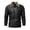Black, variant on IROINNID Men's Faux Leather Turndown Lapel Long Sleeve Solid Color Leisure Autumn And Winter Fleece Jacket Top Coat