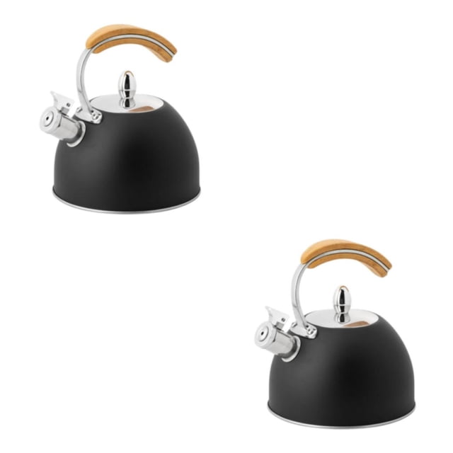 Advancent 3L Whistling Tea Kettle Teapot for Camping Stove Hob Gas Induction