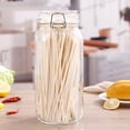 thumbnail image 1 of Transparent  Glass Snap Storage Jar Household Kitchen Sealed Jar Grain Storage Box Tea Tin Multi-purpose Containe, 1 of 3
