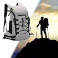 thumbnail image 3 of Mochila de senderismo impermeable ligera 40L Sunnimix gris, 3 of 8