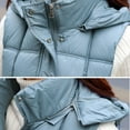 thumbnail image 5 of Tdoqot Womens Puffer Jackets- with Hood Long Winter Coats for Women Blue Size 2XL, 5 of 8