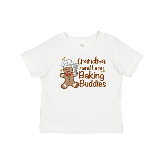 Inktastic Grandma and I Are Baking Buddies Boys or Girls Baby T-Shirt