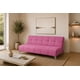 thumbnail image 1 of Sofa Cama El Bazar Store New York Rosa Futon 3 posiciones 75 cm, 1 of 7